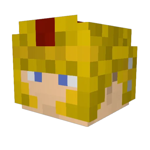 Perdikkas13 Minecraft avatar head, 3D render