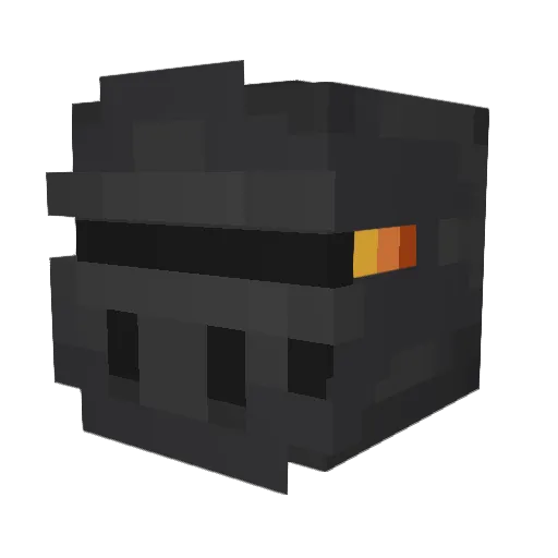 PerdioOnibus Minecraft avatar head, 3D render
