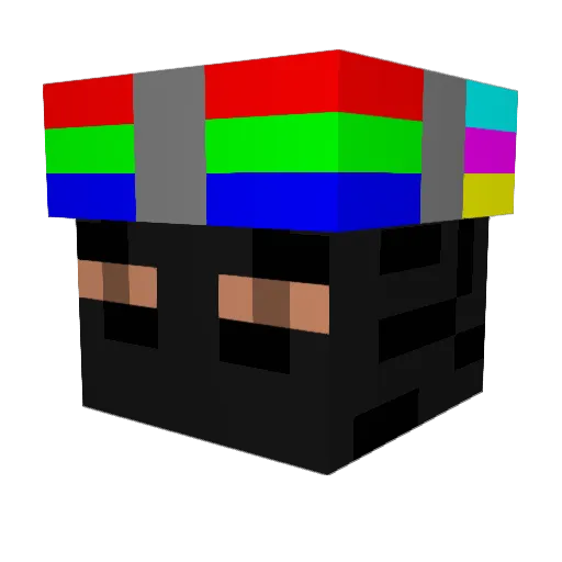 PereLoTers Minecraft avatar head, 3D render