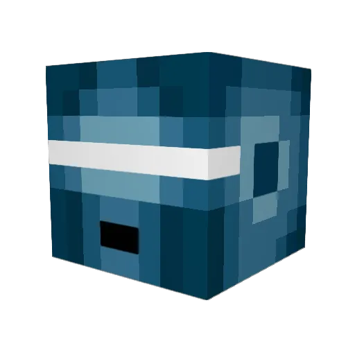 Peren0 Minecraft avatar head, 3D render