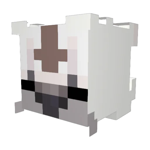 Peretz21 Minecraft avatar head, 3D render