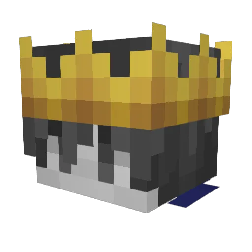 Perf0rmance Minecraft avatar head, 3D render