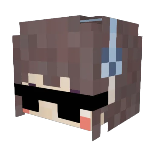 PerfectBody123 Minecraft avatar head, 3D render