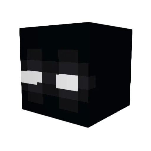 PerfectKaos777 Minecraft avatar head, 3D render