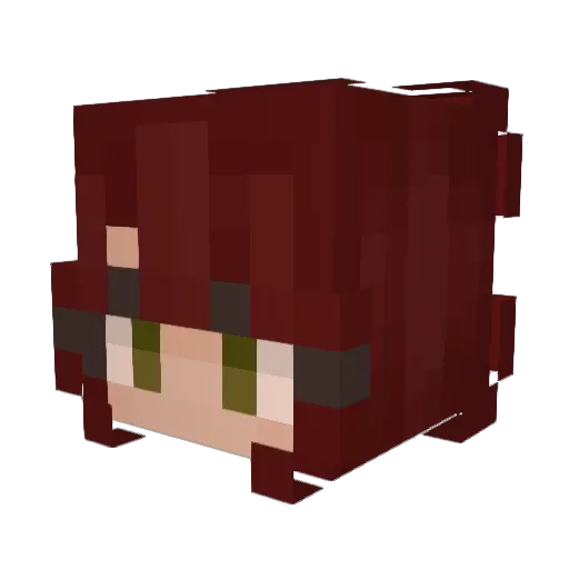 PerfectSkies Minecraft avatar head, 3D render