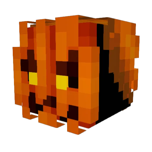 Perfect_P Minecraft avatar head, 3D render