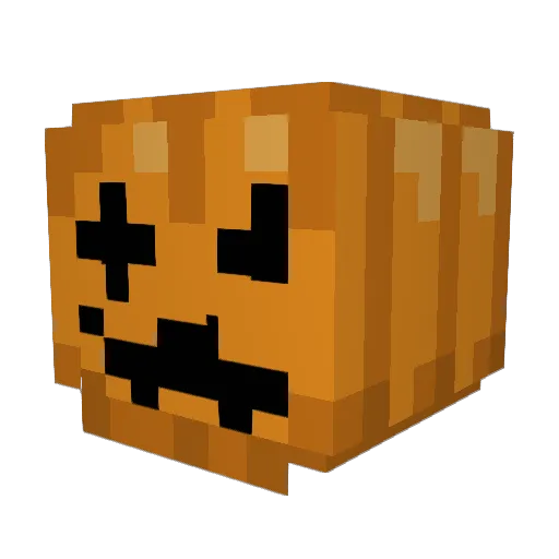 Perfect_Pumpkin Minecraft avatar head, 3D render