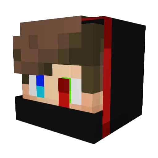 Perfectdeath_2 Minecraft avatar head, 3D render