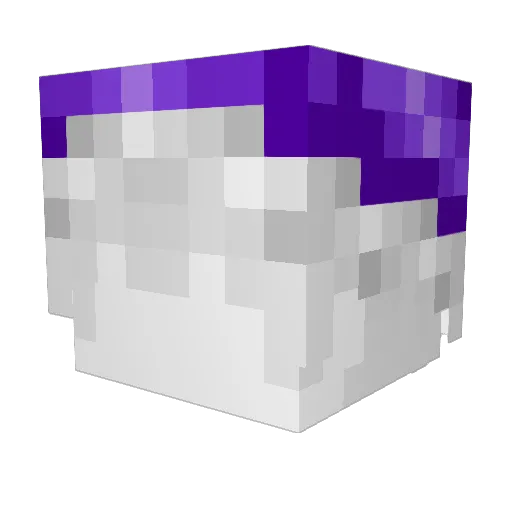Perfector Minecraft avatar head, 3D render
