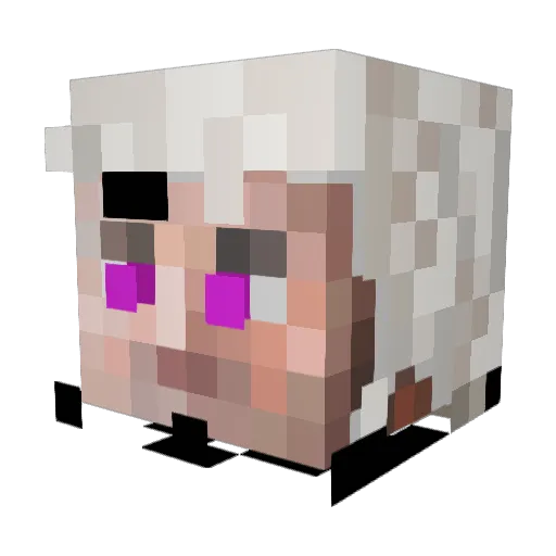 PerfidiousMatt Minecraft avatar head, 3D render