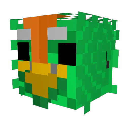 PeriXPlay Minecraft avatar head, 3D render