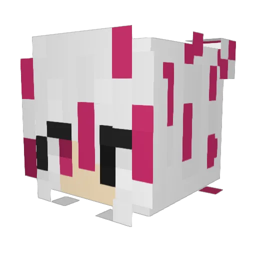 Perido_t Minecraft avatar head, 3D render
