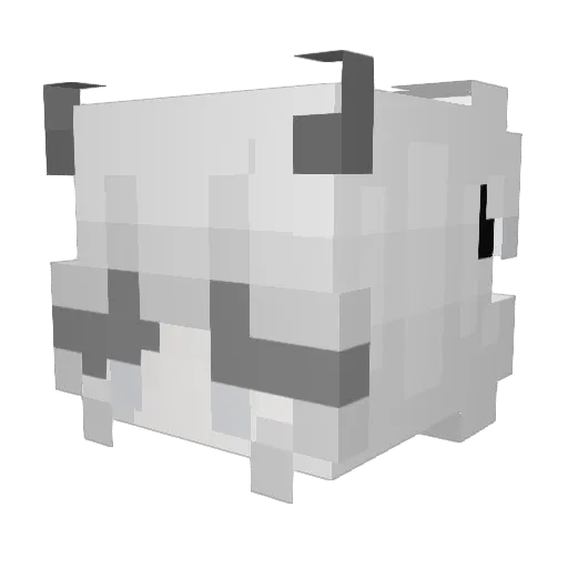 Peridoty Minecraft avatar head, 3D render