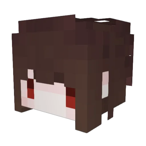 PerillaMC Minecraft avatar head, 3D render