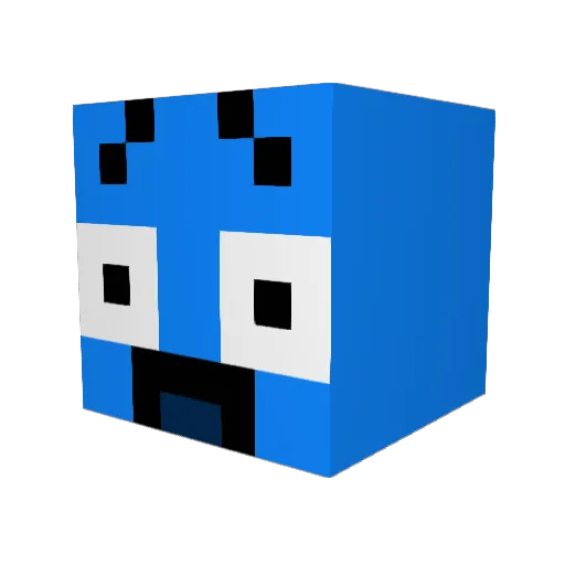 PerilousLegend Minecraft avatar head, 3D render