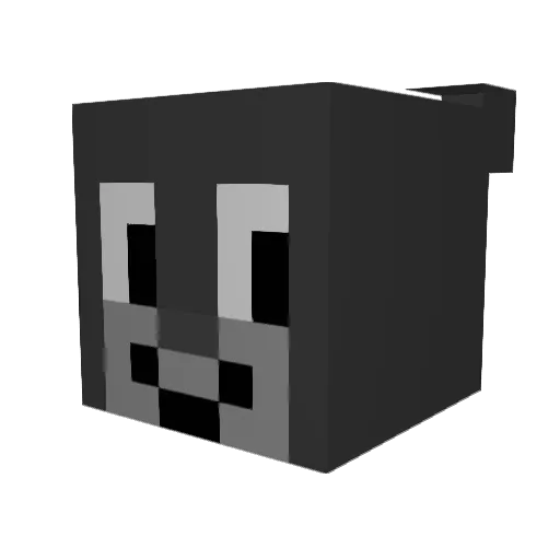 PeriodBlood22 Minecraft avatar head, 3D render