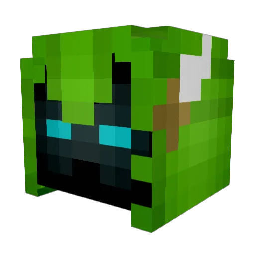 PeriodicalJ Minecraft avatar head, 3D render