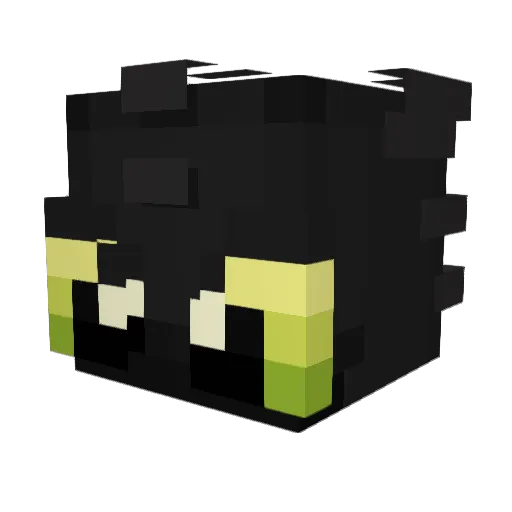 Periodix Minecraft avatar head, 3D render