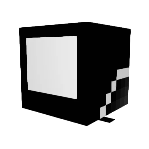 PerishedToast Minecraft avatar head, 3D render