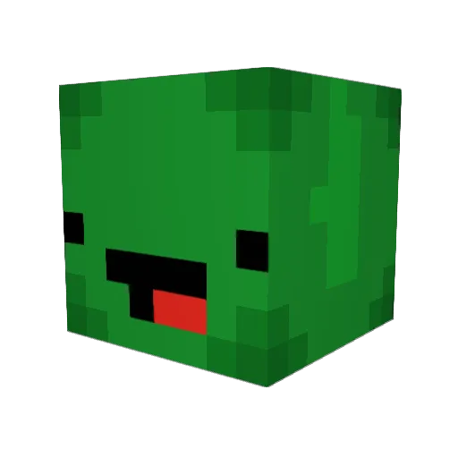 PerkAngle_ Minecraft avatar head, 3D render