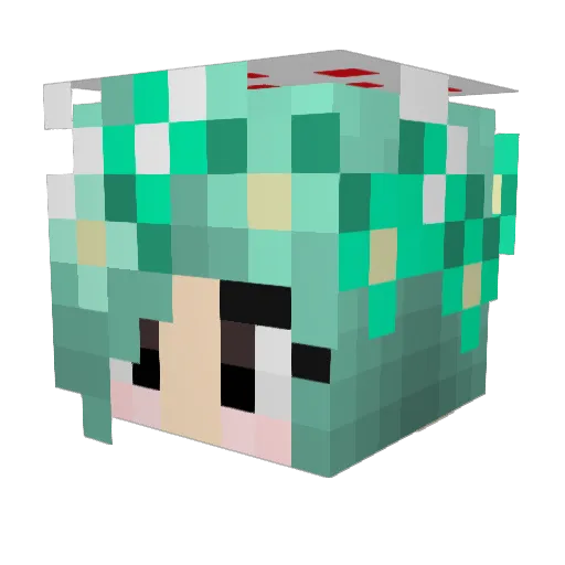 PerksOfABitch Minecraft avatar head, 3D render