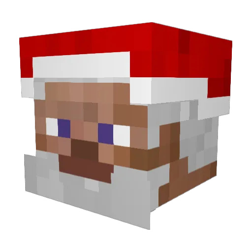 Perkster Minecraft avatar head, 3D render