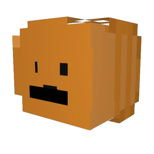 Perky423 Minecraft avatar head, 3D render