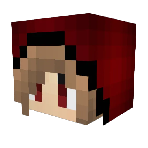 Pern_Dragon Minecraft avatar head, 3D render