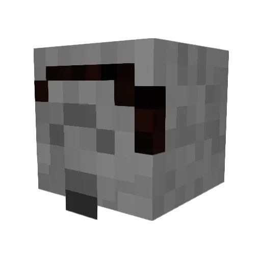 Peroxidation Minecraft avatar head, 3D render