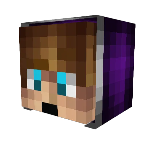 Perrero154 Minecraft avatar head, 3D render
