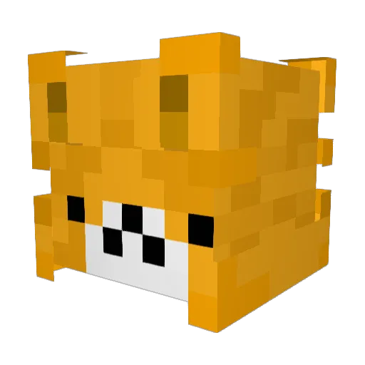 PerrilloXD Minecraft avatar head, 3D render