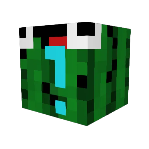 Perrito2005 Minecraft avatar head, 3D render