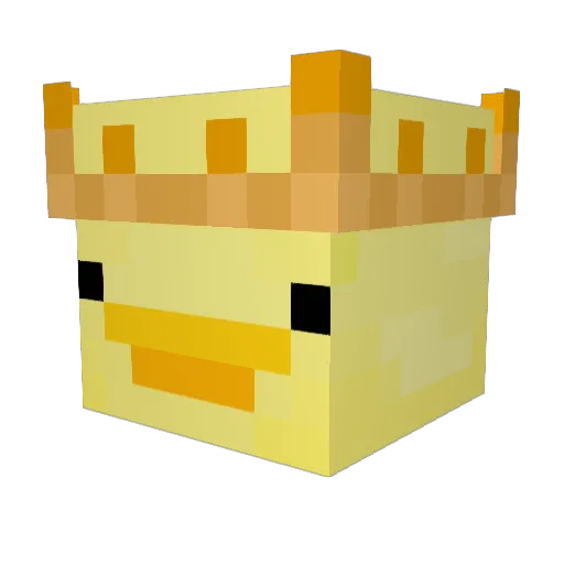 PersephoneLib Minecraft avatar head, 3D render