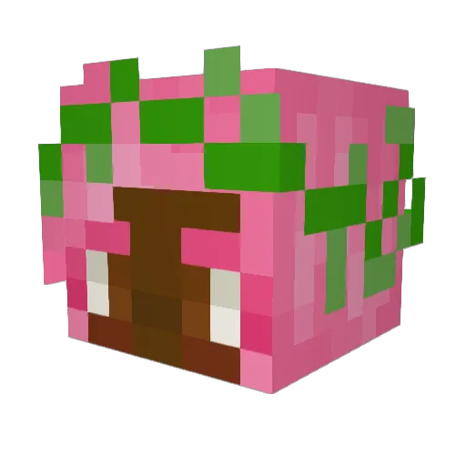 PersephoneRiver Minecraft avatar head, 3D render