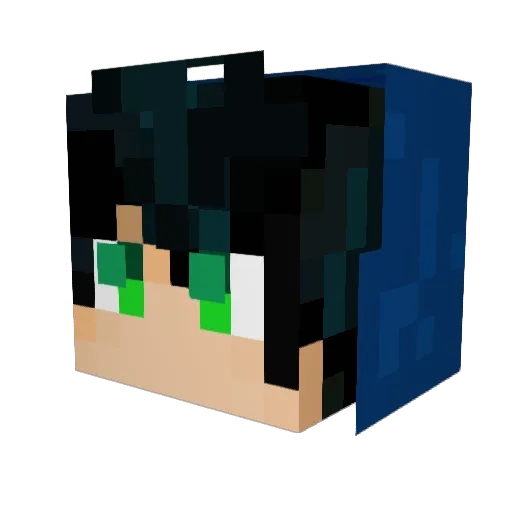 PerseusJackson Minecraft avatar head, 3D render
