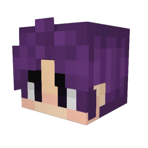 Persian604 Minecraft avatar head, 3D render