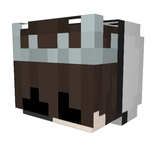 PersicherApfel Minecraft avatar head, 3D render