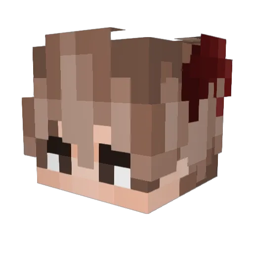 Person173 Minecraft avatar head, 3D render