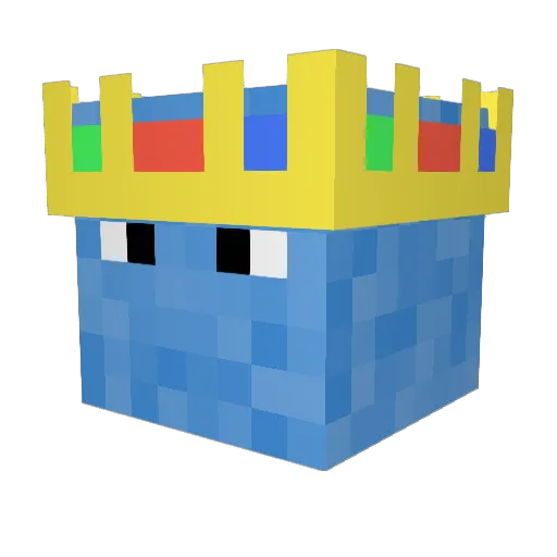 Person676 Minecraft avatar head, 3D render