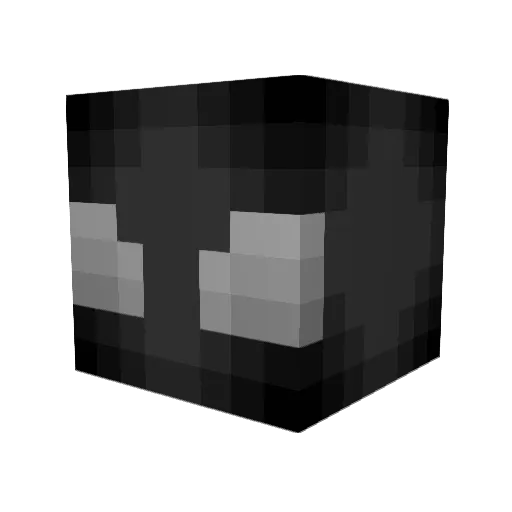 Persona_casuale Minecraft avatar head, 3D render