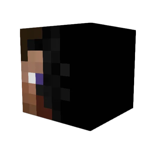 Personmanthingy Minecraft avatar head, 3D render