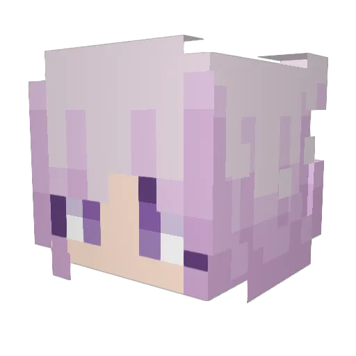 Persphone_123 Minecraft avatar head, 3D render