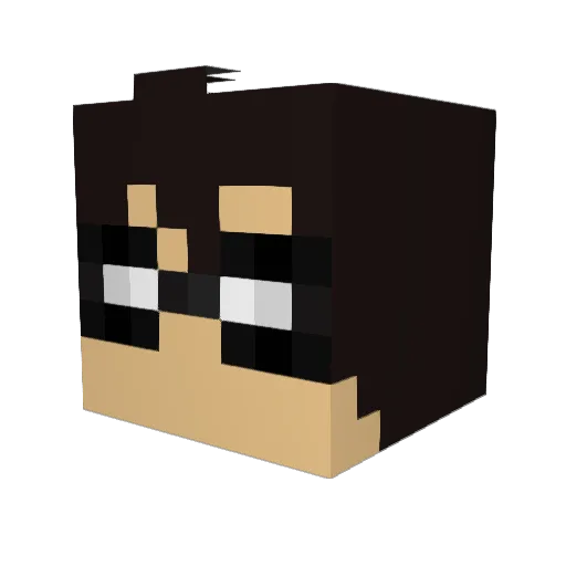 Persteasy_92 Minecraft avatar head, 3D render