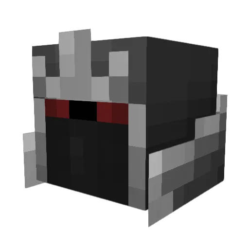Persuadere Minecraft avatar head, 3D render