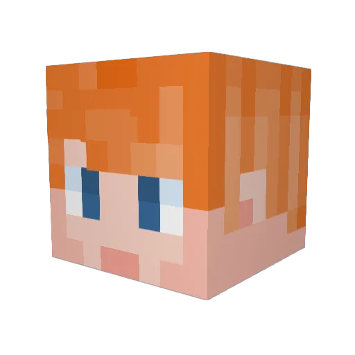 Perunalaatikko06 Minecraft avatar head, 3D render