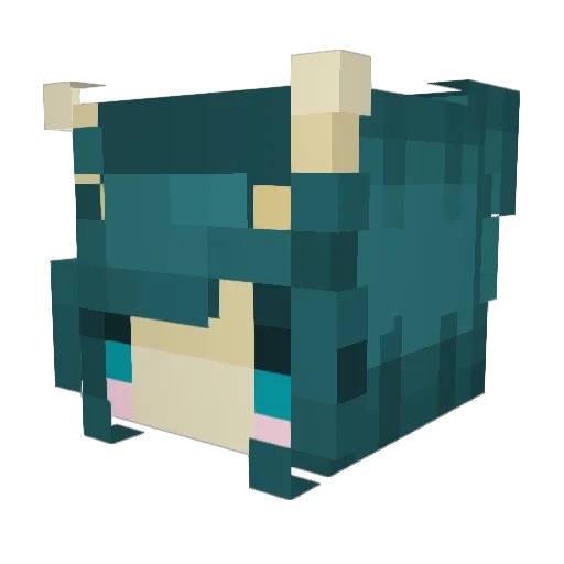 Perva1ne17 Minecraft avatar head, 3D render