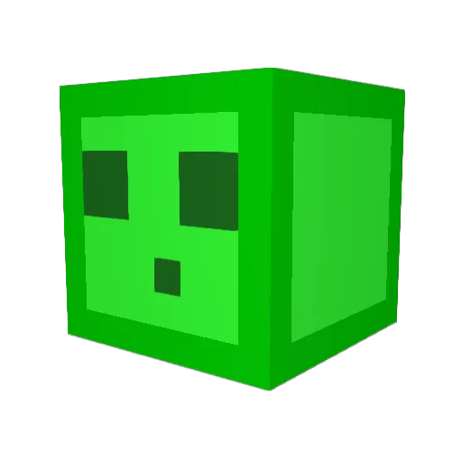 Pervy Minecraft avatar head, 3D render