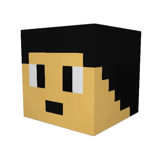 PervySageJay Minecraft avatar head, 3D render