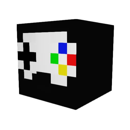 Peschi Minecraft avatar head, 3D render