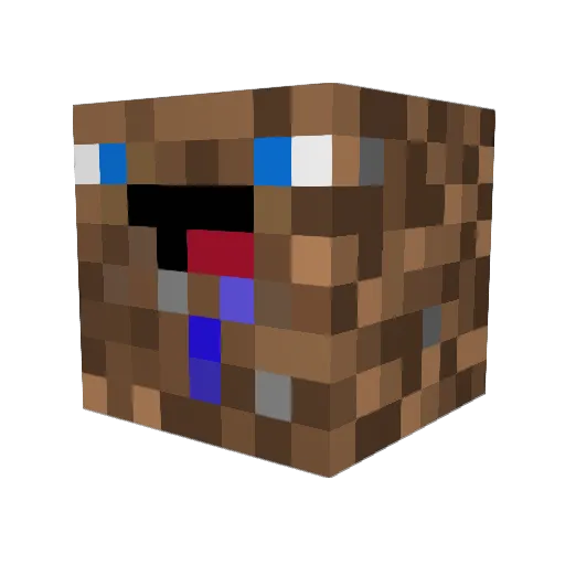 Peshk123 Minecraft avatar head, 3D render